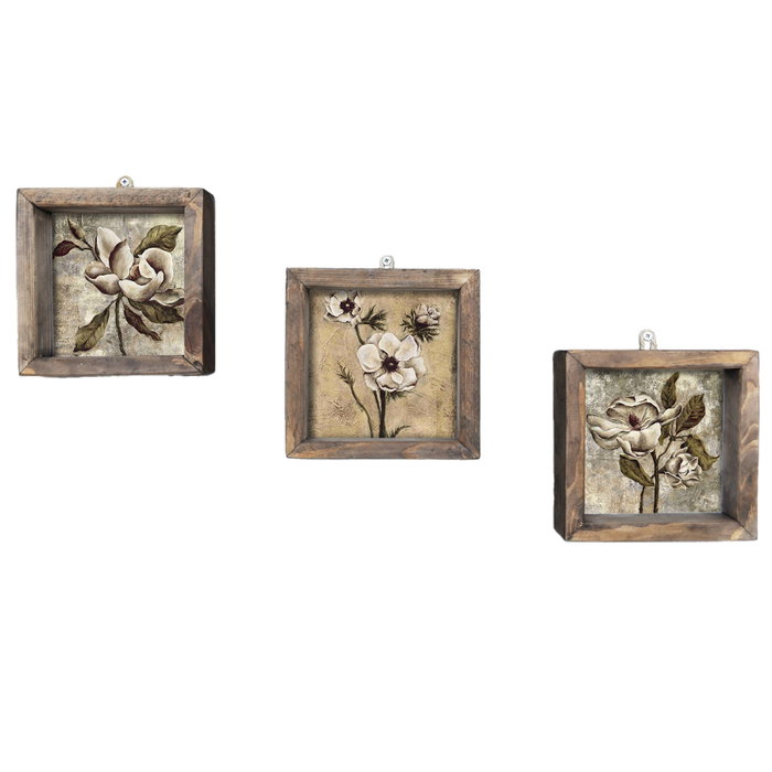 Wallity UKZM002 Cuadro Decorativo enmarcado de 3 piezas